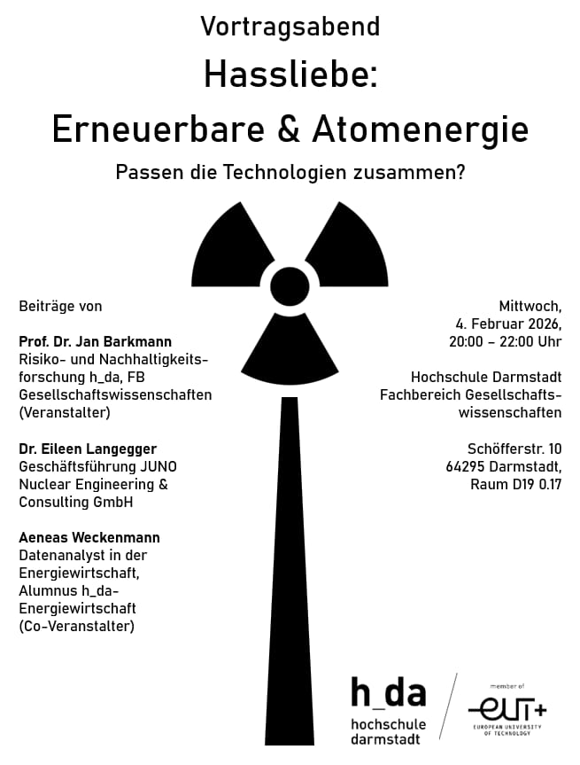Liebe Atomfreunde, liebe Erneuerbaren-Fans, liebe AKW-Allergiker und alle Unentschlossenen,
nach der erfolgreichen Anschalt-Konferenz <a href="/KernkraftAN/">Anschalt-Konferenz</a>, auf der wir die Reaktivierung deutscher Kernkraftwerke konkret diskutiert haben, kommen drei spannende Stimmen zurück auf die Bühne: