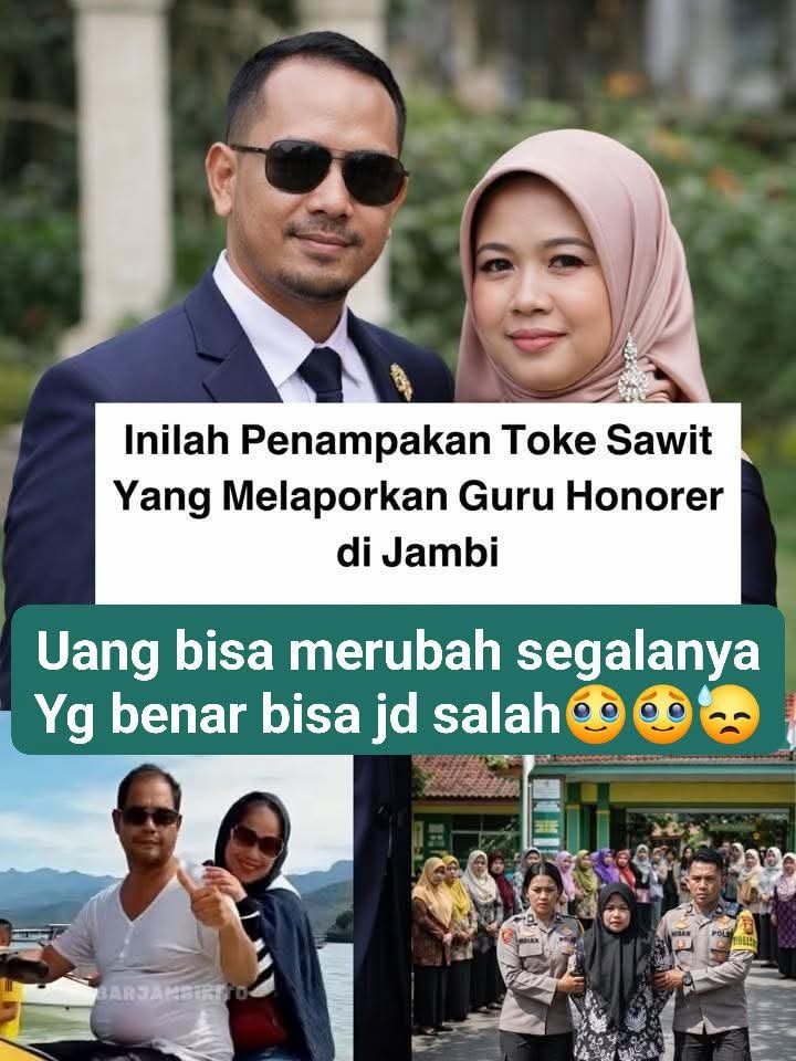 Inilah penampakan Pasangan Toke Sawit yang Laporkan Guru Honorer hingga jadi ters4ngka karena mencukur rambut anaknya yang panjang dan pirang…

Pntesan kekeh g mau damai ternyta beruang...