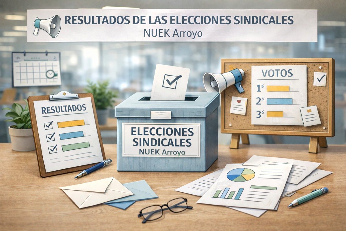 Ayer tuvieron lugar las elecciones de NUEK en Indra Arroyo.
El resultado fue muy bueno para <a href="/USOIndMinsait/">USO Industria Indra Minsait</a> con 10 nuevos representantes para USO. Con mucho trabajo e hincapié se consiguió lanzar 🏹 elecciones y os hacemos participe del resultado🗳️.
indraminsait.usoindustria.org/uso-gana-las-e…
