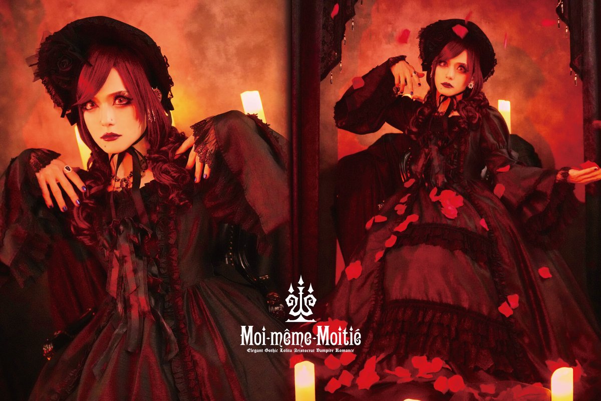 Moi-meme-Moitie燭台刺繍ニットケー赤 Moi-meme-Moitie燭台刺繍ニットケー赤