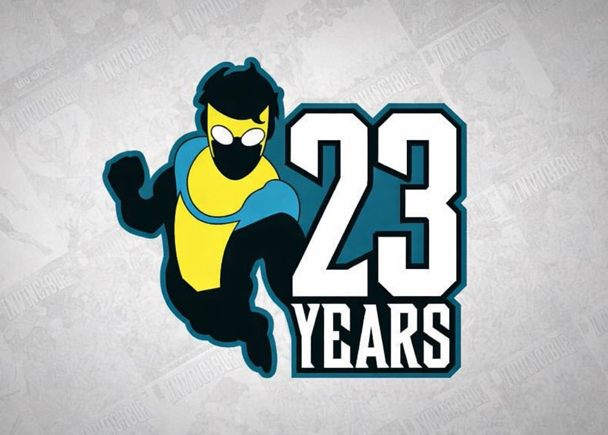 nocontextnvncbl's tweet image. Today is INVINCIBLE’S 23rd Anniversary 🎉