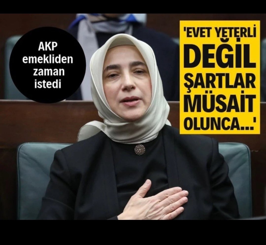 "Şartlar müsait olunca"dan kastın 
"Seçim yaklaşınca" olduğunu, ülkenin ekonomik durumuyla alakası olmadığını bütün vatandaşlar gibi #EmekliMemur da biliyor.

Seçime endeksli adalete prim vermeyeceğiz.
#MemurEmeklisineAdalet'sizliğin hesabını sandıkta soracağız.