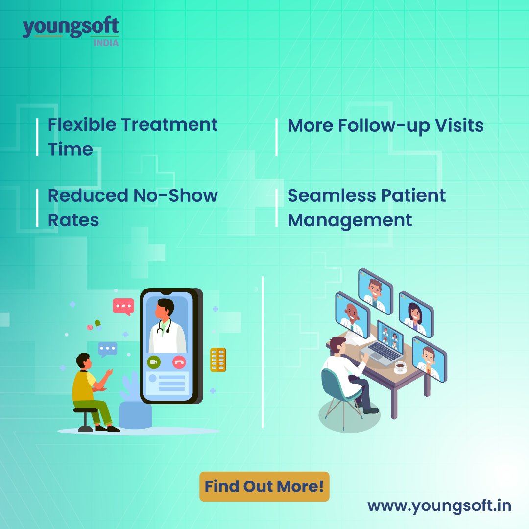 YoungsoftIndia's tweet photo. Telehealth facilitates healthcare providers with the latest medication options like telemedicine and other methods that help them treat patients seamlessly and expand their patient base.

Know more: https://t.co/gcBzSI8AAF

#Telehealth #Telemedicine #DigitalHealth
#HealthTech https://t.co/Qe0VA8Bxgi