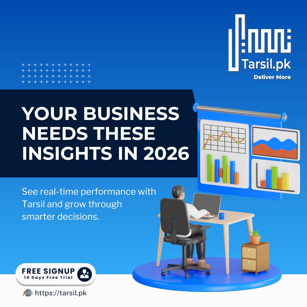 TarsilOfficial's tweet photo. See your business clearly with real-time performance insights 📊
Track orders, manage inventory, and make smarter decisions — all with Tarsil. 
#Tarsil #SmartBusiness #RealTimeInsights #BusinessMadeEasy #OperationsSimplified #InventoryTracking #OrderManagement #GrowSmarter https://t.co/DZzZt850SS