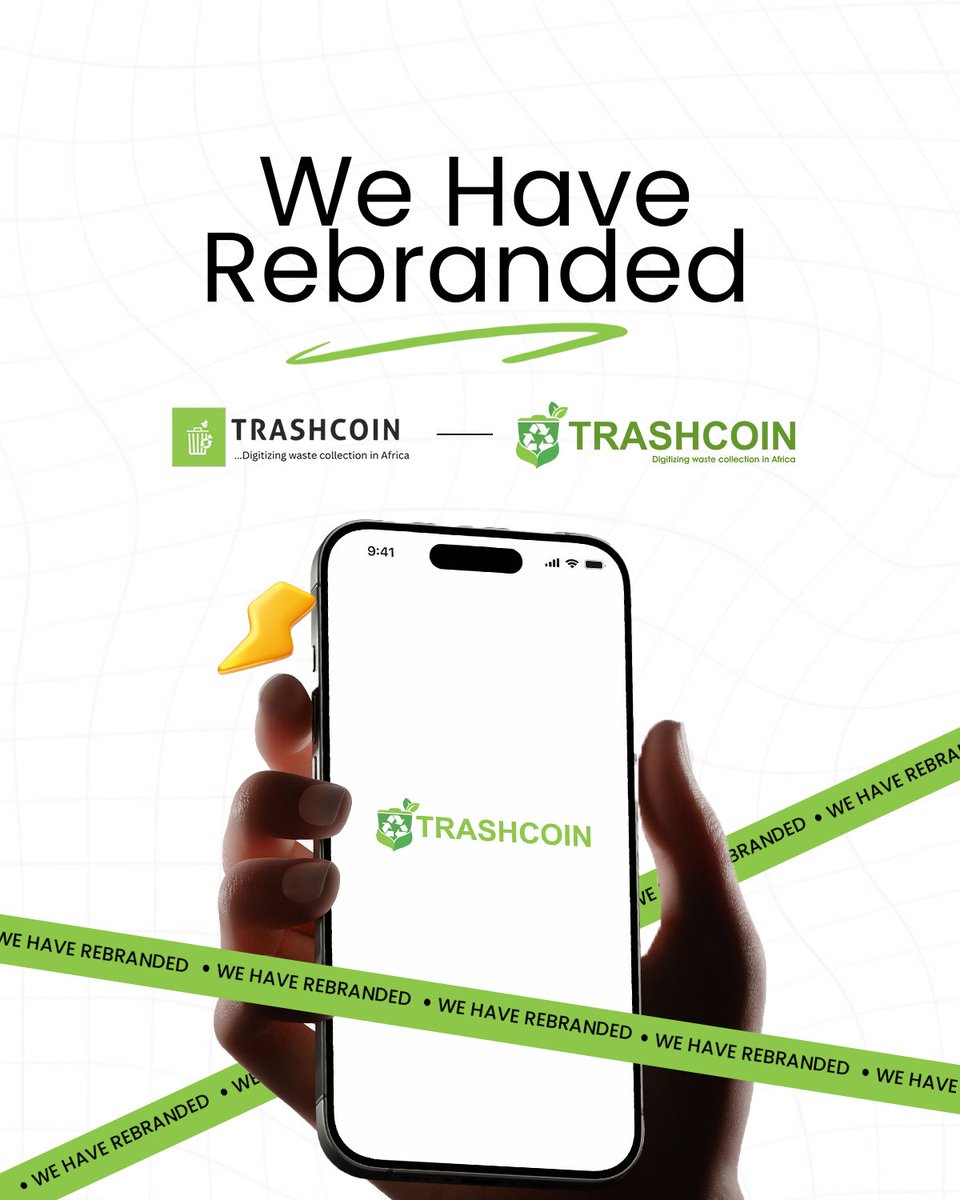 Trashcoin_hq's tweet photo. We’ve REBRANDED

After months of collaboration with @WIPO, we’re unveiling Trashcoin’s refreshed identity, now backed by a formally trademarked logo.

Africa’s first eco-fintech turning waste into real economic value.
Same mission. Stronger identity. ♻️🌍

#Trashcoin #EcoFintech https://t.co/jFdT0sB6Cc