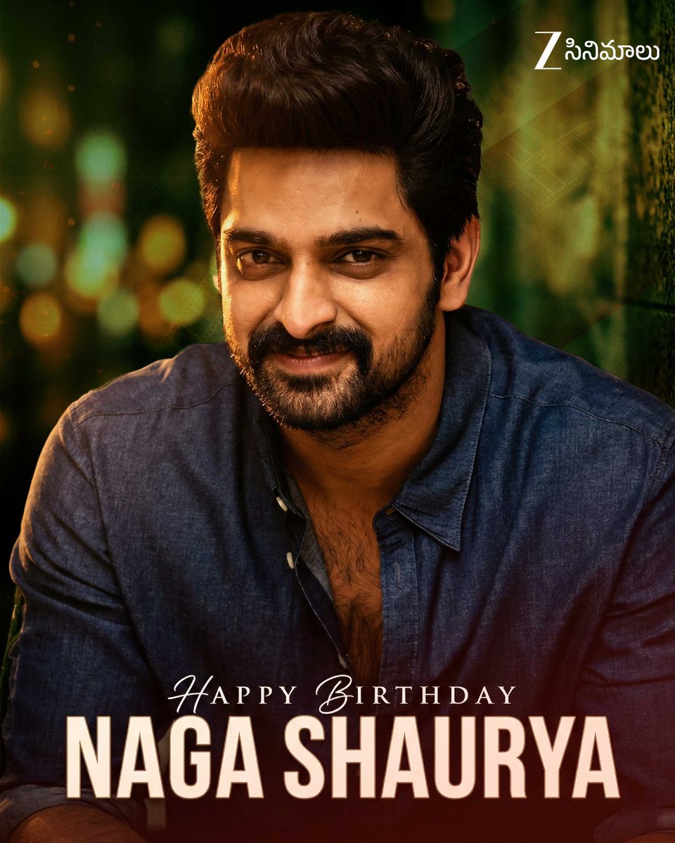 zeecinemalu's tweet photo. Wishing a very Happy Birthday to the man with charm, class &amp; talent  Naga Shaurya garu✨

#HappyBirthdayNagaShaurya #ZeeCinemalu https://t.co/UnwNTYir6i