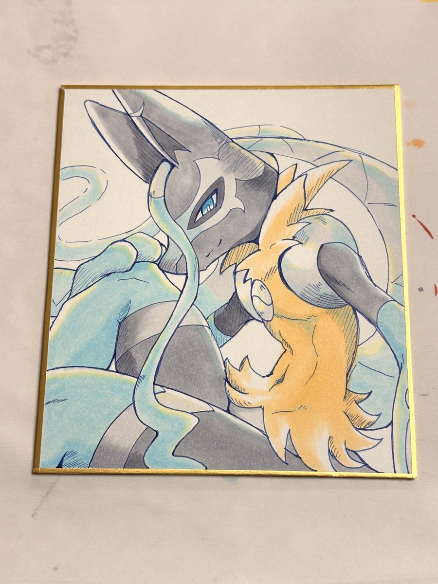 Netiel's tweet image. メガルカリオZ
塗る前と塗ったあと