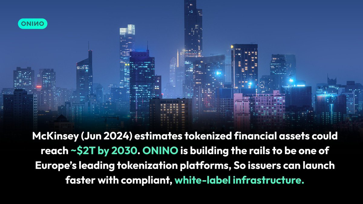 onino_io's tweet photo. A founder sits in yet another meeting where someone says the word “blockchain” like it is the answer.

But that is not what they came for.

They came because raising capital is still slow. Investor updates turn into messy spreadsheets. Distributions get delayed. Compliance feels like a maze that never ends. Every month, the real problem stays the same: the business is ready to move, but the process keeps dragging.

Nobody on that call is asking to learn wallets. Nobody wants to debate tokens or consensus models. They are asking simpler questions.

How do we raise money faster without cutting corners? How do we onboard investors cleanly? How do we distribute returns on time, every time, and prove it? How do we stay compliant and sleep at night?
And that is the shift.
The real unlock is not crypto. It is outcomes.
The best infrastructure does not demand attention. It does its job quietly. It fades into the background like electricity in a building, letting the people inside focus on what they are actually there to do.

That is why platforms win. They remove friction instead of adding complexity.

And that is why white-label matters. It lets businesses keep their brand and their relationships, while the heavy machinery runs underneath, unseen, reliable, and built for results.

https://t.co/eFgY3pAtv8