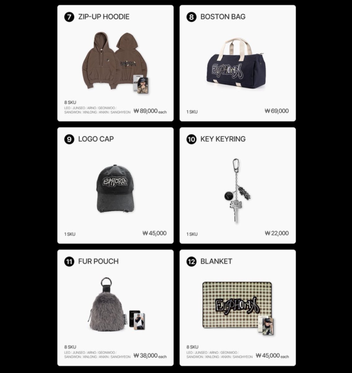 EUPHORIAのMDかわい〜〜💖☕️

オンラインは2.2(月)14:00〜販売だって！
🔗 mnetplusmerch.com/shop/kr/catego…