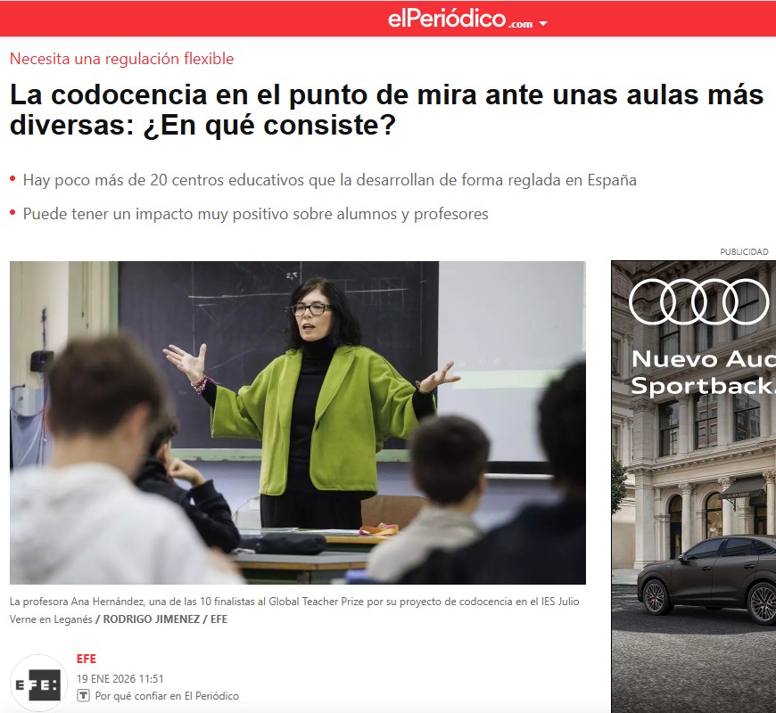 inclusion_on's tweet photo. La #codocencia está ganando protagonismo en España como respuesta a la creciente diversidad del alumnado. https://t.co/1u6q4HUq3M https://t.co/Nijj9A7GK8