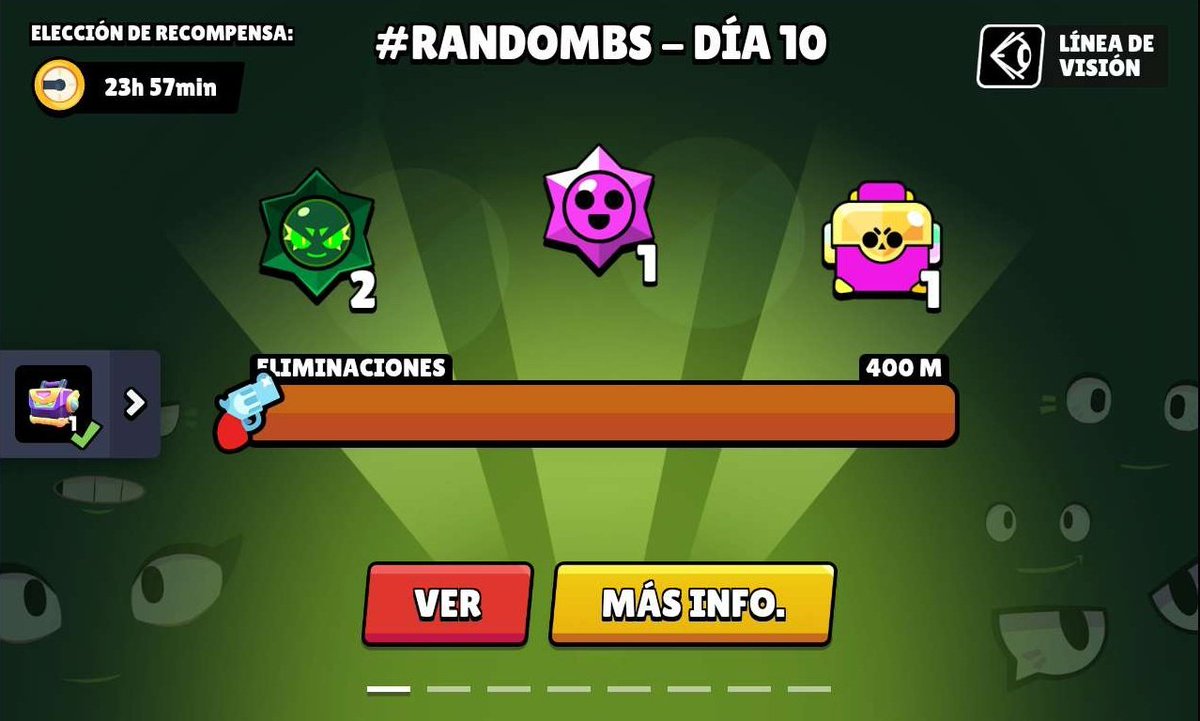 CandyNoticias's tweet image. ¡¡RECOMPENSA YA DISPONIBLE!!

✅ En la recompensa del día número ocho del evento #RandomBS obtuvimos una caja mecha

📅 Hoy es el último día del evento, el día de mañana recibiremos la última recompensa en la tienda

🎯 El objetivo de hoy es hacer 400M de eliminaciones para…