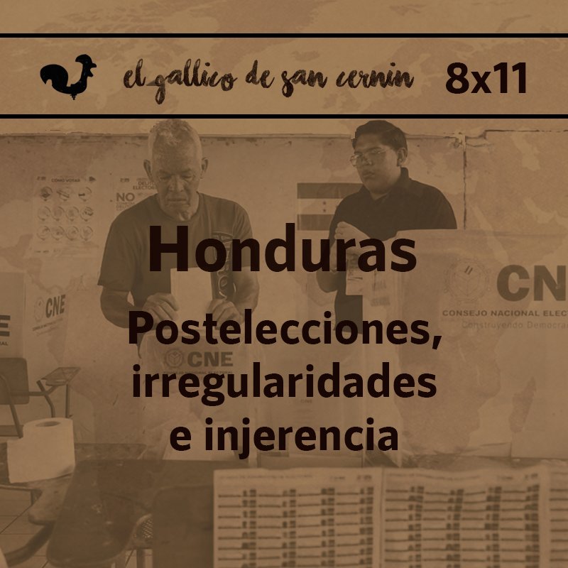 🇭🇳 Junto a los compañeros de <a href="/LaKanayaPodcast/">LaKanaya Podcast</a> analizamos las elecciones en Honduras y el proceso posterior: fraude, injerencia e involución política.

🟠go.ivoox.com/rf/167156496
🟢open.spotify.com/episode/1flg45…