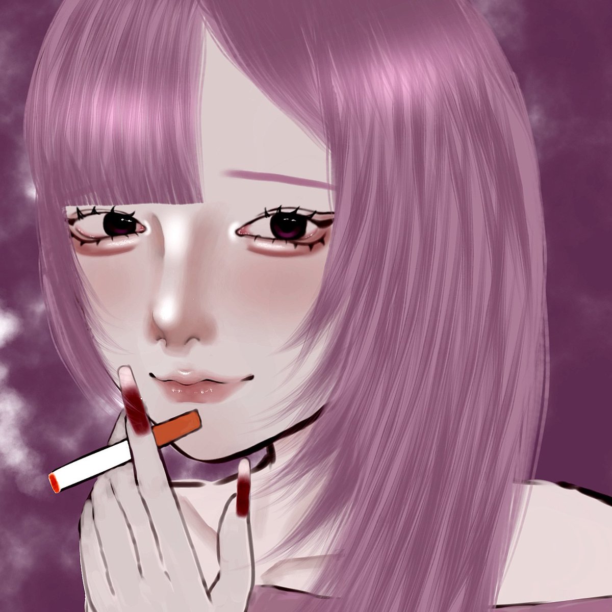 d_fzec's tweet photo. ポケコロ関係なくて申し訳ないのですが、絵を描いたので見てほしいです。 https://t.co/mL0h82BtbU