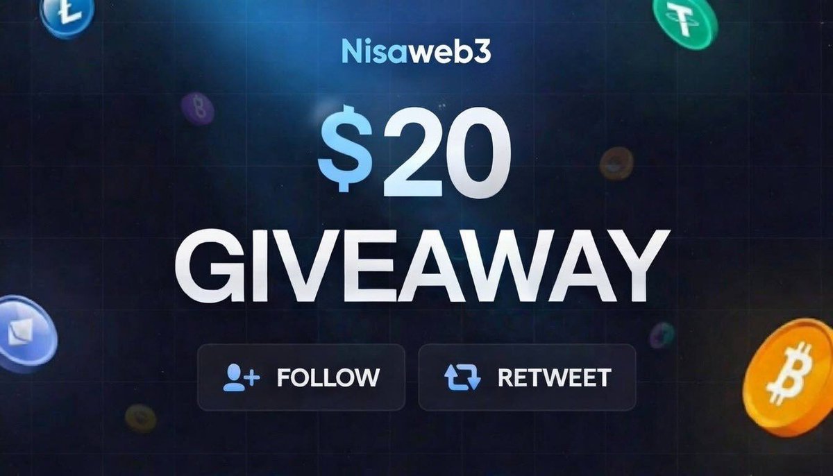 NisaWeb3's tweet image. — 𝗚𝗶𝘃𝗲𝗮𝘄𝗮𝘆 🔮✨

 ▪️ We are 𝗴𝗶𝘃𝗶𝗻𝗴 𝗮𝘄𝗮𝘆 $20 in $USDT to 1 winner!

1️⃣ RT &amp;amp; Like
2️⃣ Follow @Ripazzha_TV 

Ends in 48 Hours ⏱️