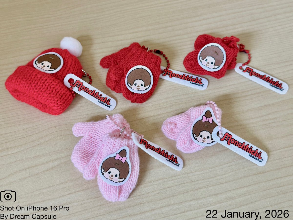 🌟新入荷ガチャ商品プレゼントCP🌟

バッグにつけても、モンチッチにつけても可愛い🧤
「モンチッチ あったか ミニニットキーホルダー」

フォロー&amp;RP(RT)していただいた方の中から抽選で2名様に全5種セットをプレゼント🎁
ドリカプへの入荷日とキャンペーン詳細は↓

#ドリームカプセル #ガチャ専門店