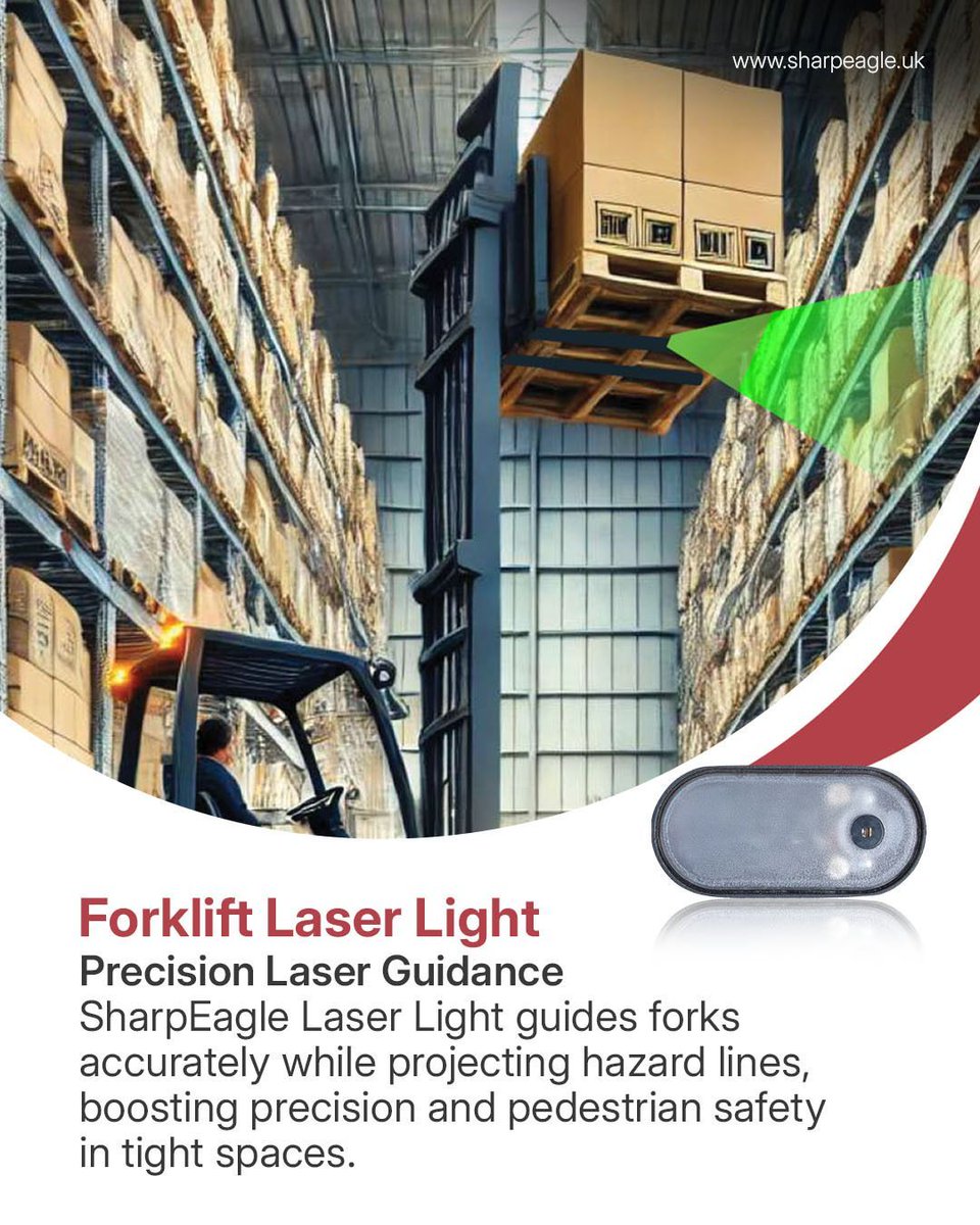 sharpeagletv's tweet image. SharpEagle's complete forklift safety lighting range—from arcs and lasers to blue spots and crane warning lights—transforms warehouses into zero-accident zones.

Ready to equip?
sharpeagle.uk/category/forkl…

#ForkliftSafety #SharpEagle #WarehouseSafety #Forkliftlight