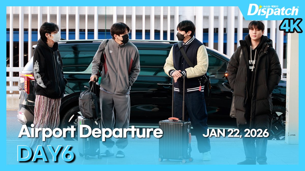 Dicon_korea's tweet image. [🎥] 데이식스(DAY6), 인천국제공항 출국

youtu.be/vdKT0v0yIsc

#데이식스 #DAY6 #성진 #영케이 #원필 #도운 #SUNGJIN #YoungK #WONPIL #DOWOON #공항패션 #공항 #출국 #airport #departure #DIPE #디스패치 #dispatch