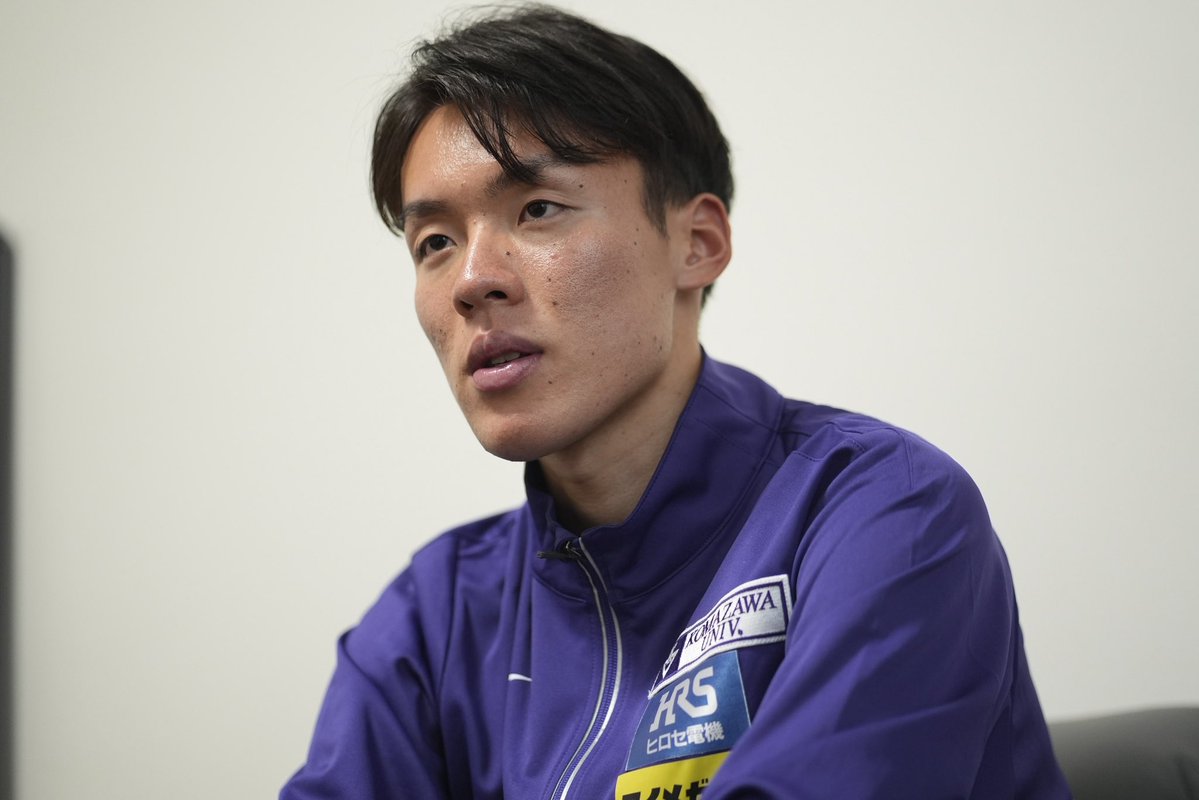 Getsuriku's tweet image. 本日1月22日がお誕生日の駒大・佐藤圭汰選手に、インタビューをさせていただきました✨佐藤選手、お誕生日当日にありがとうございました！
詳細は月陸3月号（2/14発売予定）でお届けします📖

#駒大 #佐藤圭汰