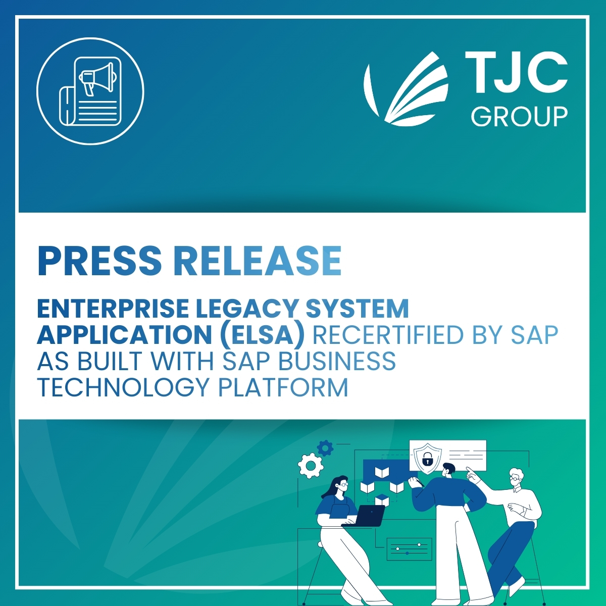 🏆 ELSA by TJC Group has been recertified by SAP as Built with SAP BTP, confirming its continued compliance with SAP’s highest platform standards. 👉Read full press release here🔗hubs.la/Q03_RpxS0

#S4HANAmigration #datamanagement