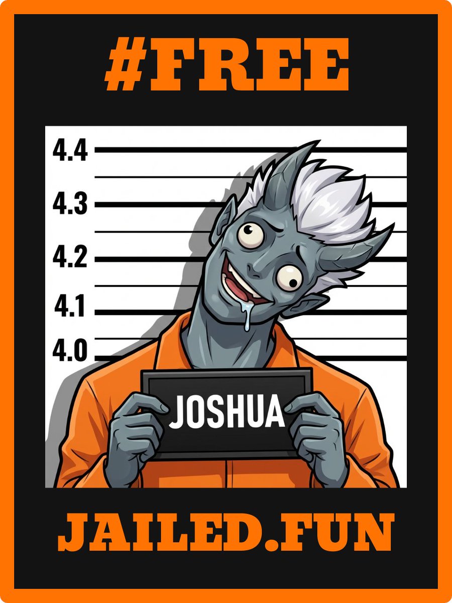 DrJoshua_'s tweet photo. i got life sentence 😭💀

moving into @Jaileddotfun soon https://t.co/Wm3oQnLhyZ