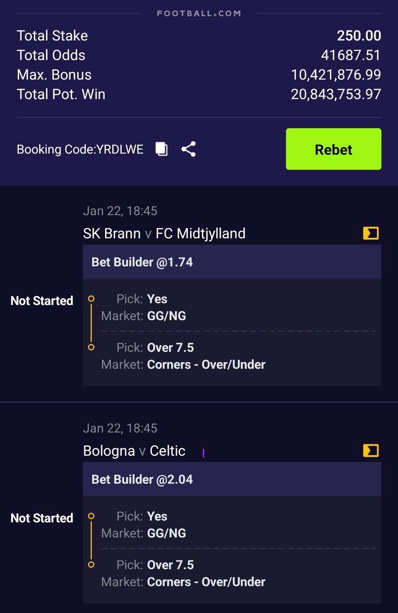 Kelvinb_92's tweet image. Let try football impossible 
Football.com and sportybet 

YRDLWE