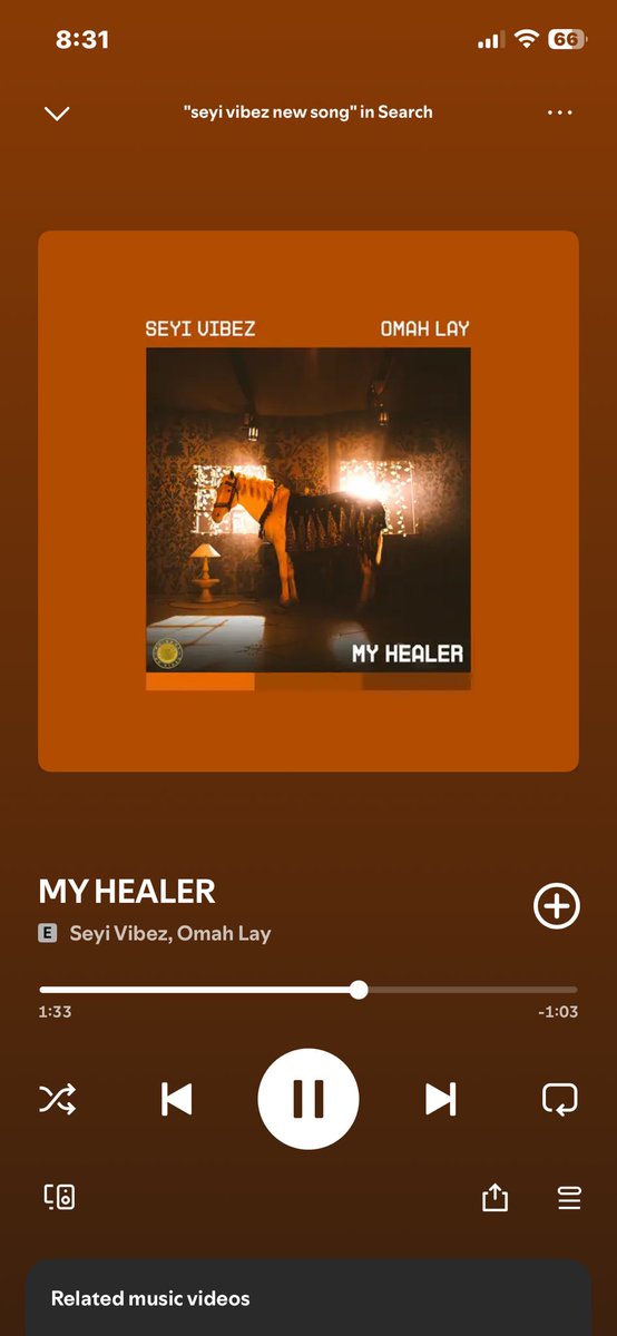 New Entry! 
Seyi vibez X Omah Lay - MY HEALER Out Now! 

Listen - music.empi.re/myhealer