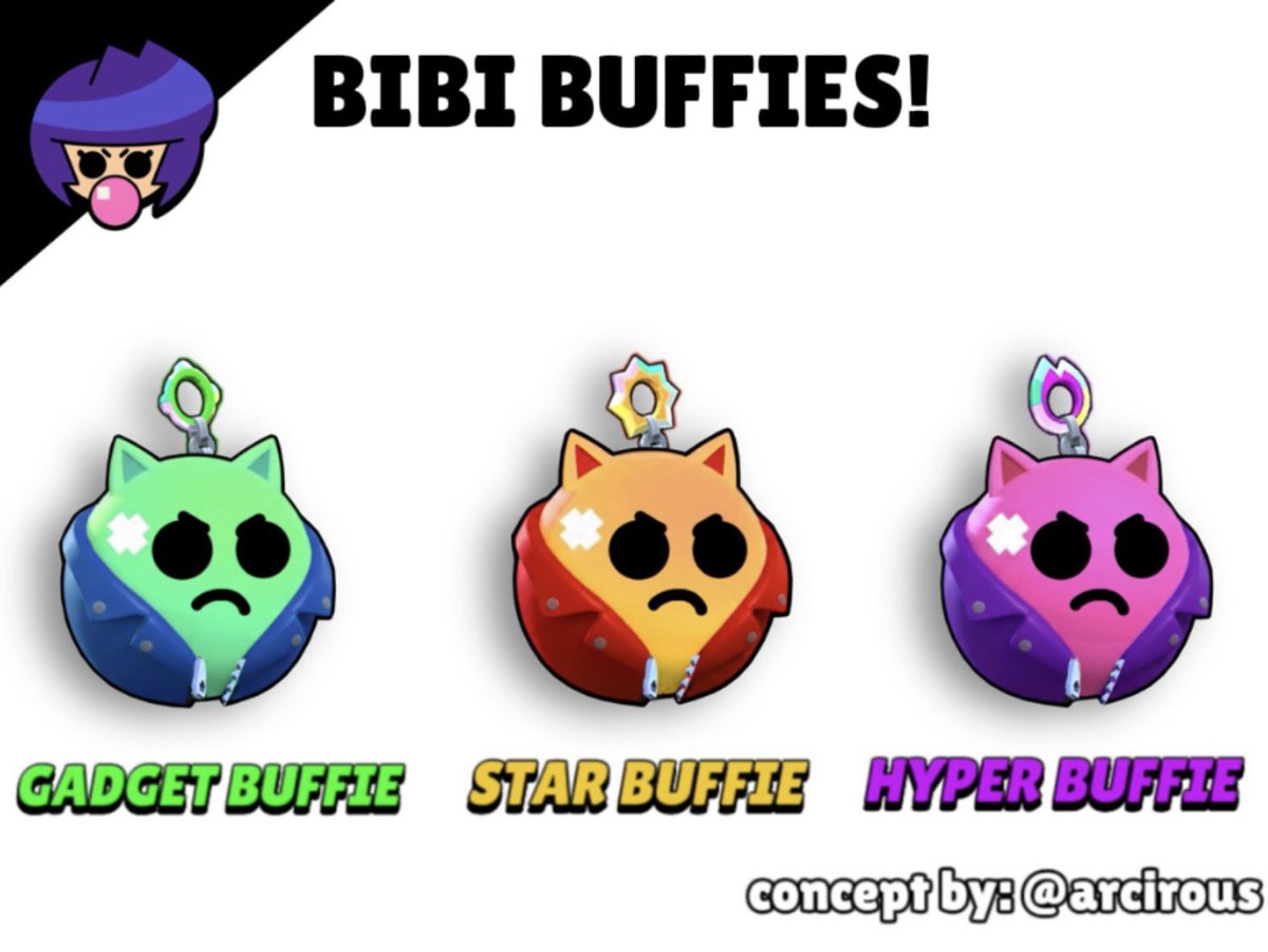 BIBI BUFFIES (concept) #BrawlStars #Buffies