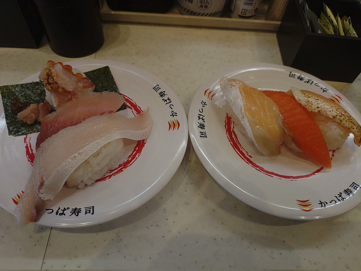 xcepter's tweet image. #ななしかっぱ寿司
今日から

百十円満点は全部たべました
ARピントが合わなくて悲しいんく