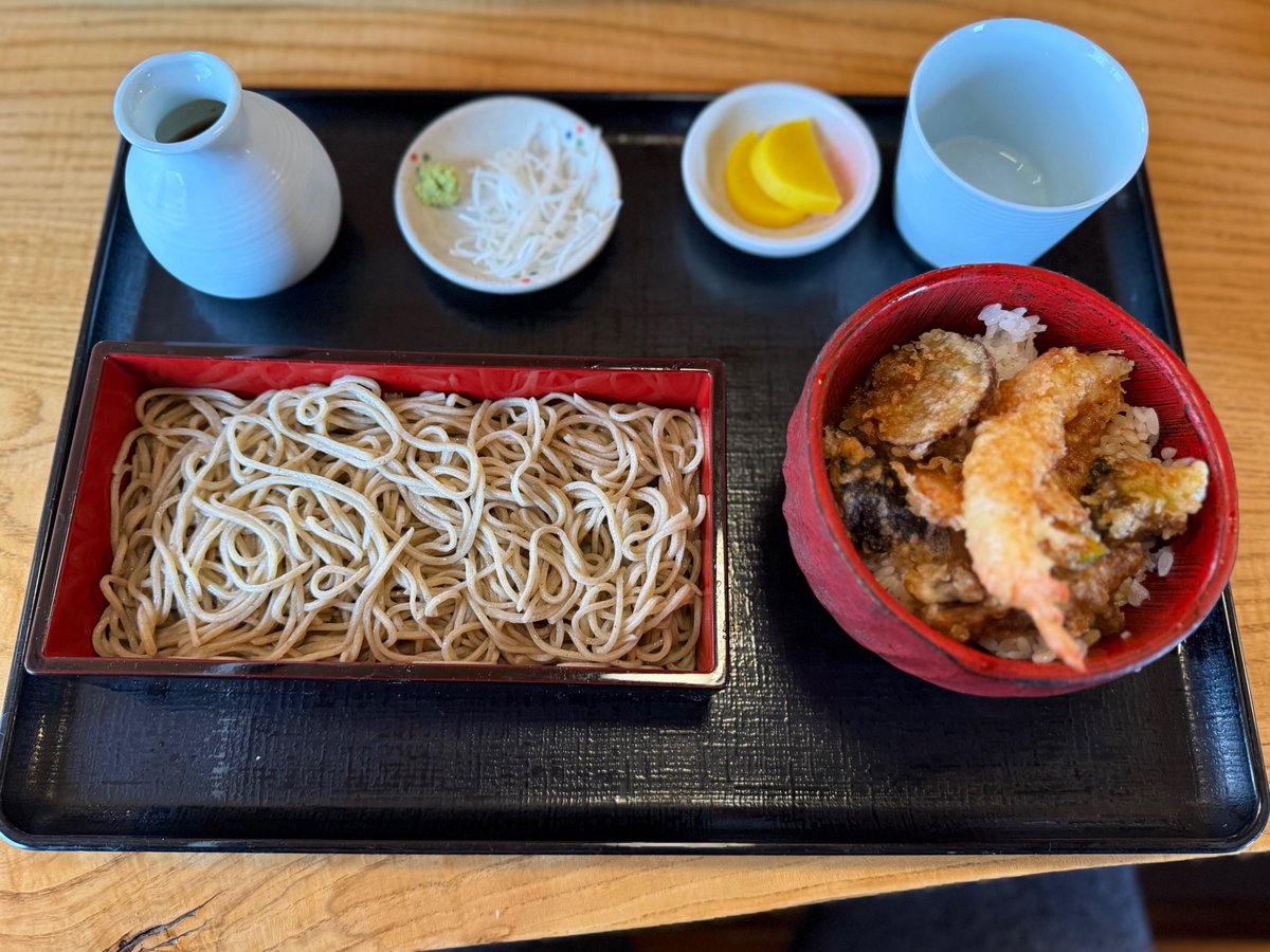 umazing!! ニセコのお気に入りの蕎麦屋いちむらで蕎麦と天丼セットをいただきました！