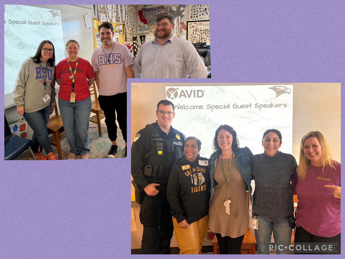 RHSAVIDBrown's tweet image. Phenomenal 2nd day of guest speakers in senior AVID. Very special thanks to Trustee Harris, Mrs Bagheri, Officer Carkeek, Mrs Hofeditz, Mr Mount, Mr Cotter, Mrs May &amp;amp; @EdTechHawk. Every experience informed, amused, enlightened &amp;amp; encouraged! @AVIDRISD @AVID4College @RichardsonISD