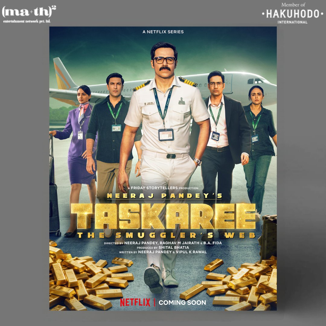MATH_Ent's tweet image. We at @MATH_Ent are proud to be associated with #Taskaree 

Poster Design by MA+TH Entertainment Network 

Landing soon 🔥 Taskaron ko seedhi warning hai 👀
Watch Taskaree, out 14 January, only on Netflix
