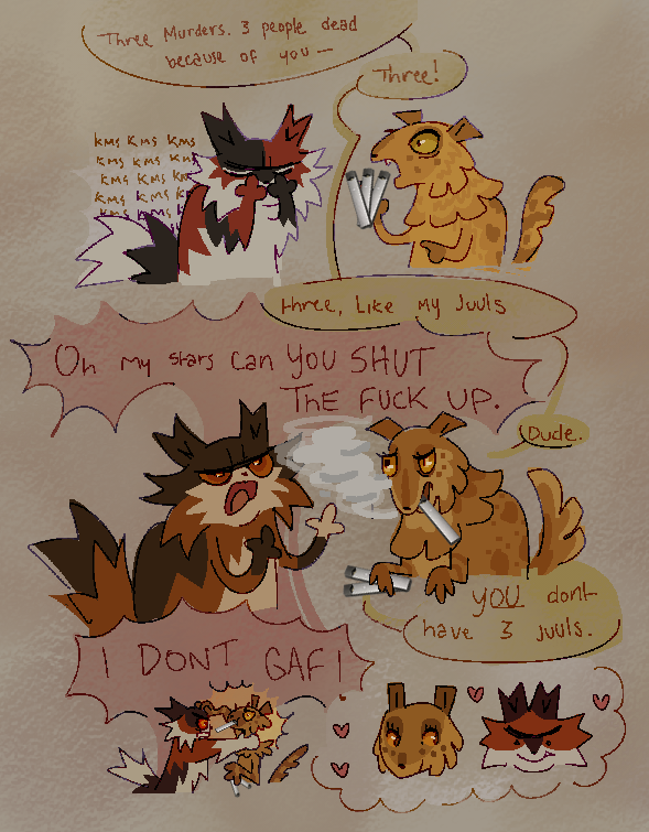 cheryxshug's tweet photo. BREAKING NEWS: Local Lesbian Harrasses Greiving Mother Of Three After Previously Having Vaped Directly Onto The Trio Of Kits... #maplefreckle #warriorcats https://t.co/dvo8gmwpwi