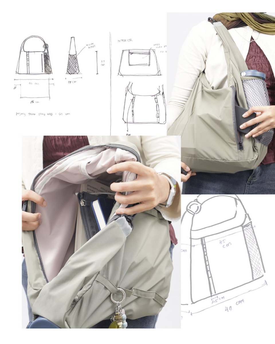 astromenggs's tweet image. since i posted this everywhere on social media it’d be a crime to not post it here too…. but here’s the bag i made with measure pleasure for my product design studio assignment ^_^