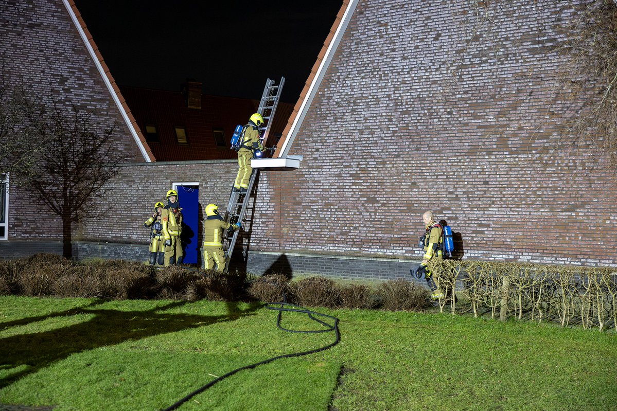 Woningbrand M. Ruysstraat in Velserbroek