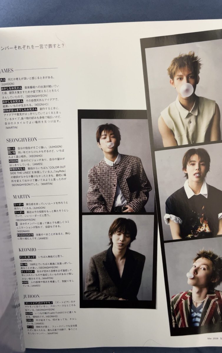 bbikeonho's tweet image. [SPUR interview] About #Keonho

- Martin: Rockstar. Once he sets a goal, he will definitely achieve it, always pushing himself relentlessly to get what he wants or reach what he longs for.

- James: Kind-hearted. Always considerate and mindful of others’ feelings and perspectives