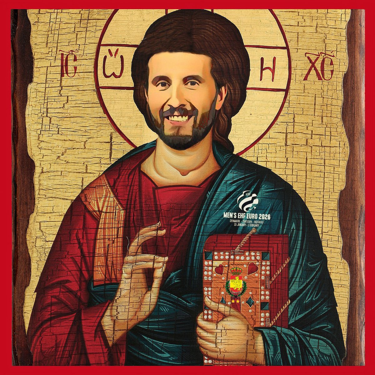 🇪🇸 España está en la Main Round y eso sólo significa una cosa: vuelve el Paco Caro Pantocrátor de la suerte.

Comparte este meme para dicha y gloria de nuestros hispanos.

📺 <a href="/teledeporte/">Teledeporte</a>, al lío.

PD: <a href="/FcoJoseCaro/">Francisco José Caro</a> aguanta un añito más sin bloquearme, please😌😇