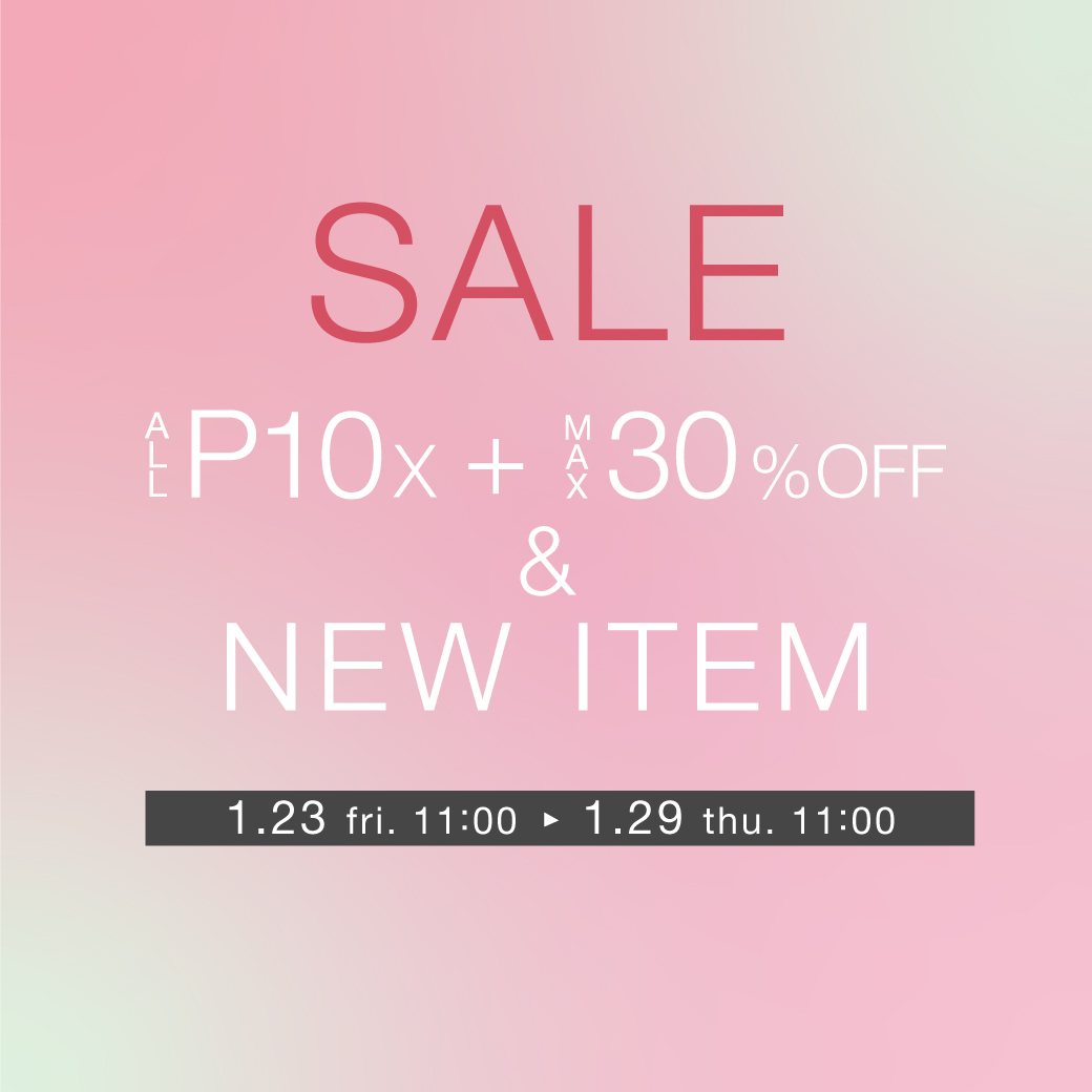 ✨新年スペシャルSALE 2026 開催中✨
＼ MAX30%OFF ＆ 全品P10倍 ／

2月は一年でいちばん乾燥する季節。
カサつき・ゆらぎを感じたら、今こそ本気の冬肌ケア。

🌿 保湿重視・やさしい洗顔・角質ケア
冬肌リセットに欠かせないアイテムが、
今だけお得に手に入るチャンス✨
