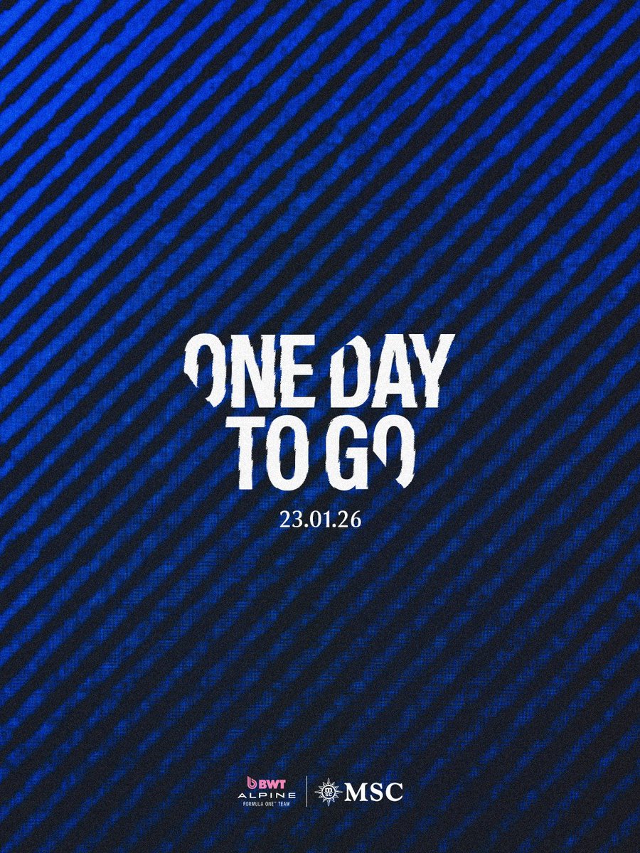 AlpineF1Team's tweet image. We're ready, are you?