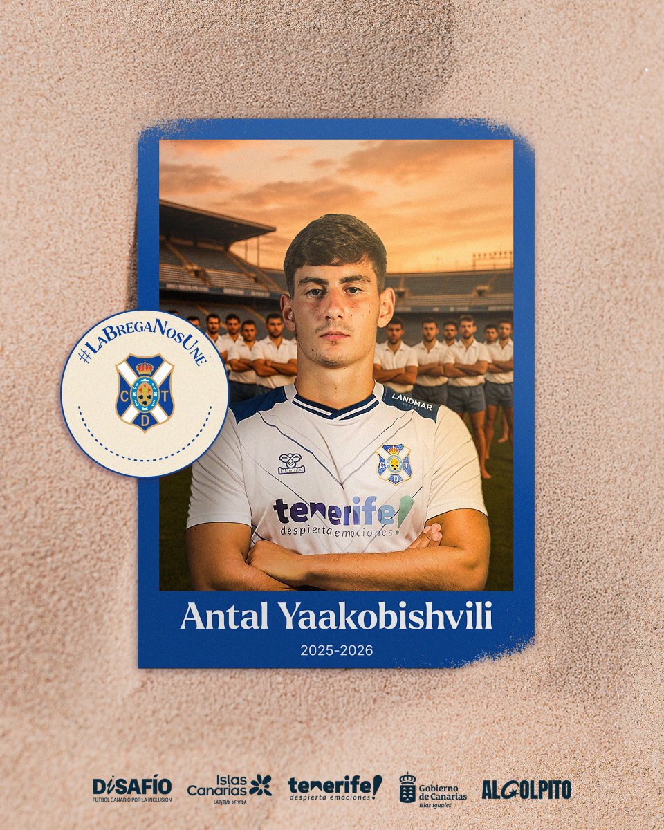 🤝 Antal Yaakobishvili, refuerzo para la zaga del #CDTenerife ⚪️🔵

💻 clubdeportivotenerife.es/noticias/antal…

#BienvenidoYaakobishvili #YaakobishviliBlanquiazul #LaBregaNosUne #DISAFÍO #AlGolpito