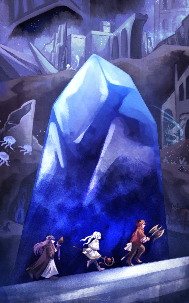 Inspired by a scene from the first episode of Frieren Season 2.
used this as an opportunity to practice coloring, since I haven’t drawn anything with a background in a while.