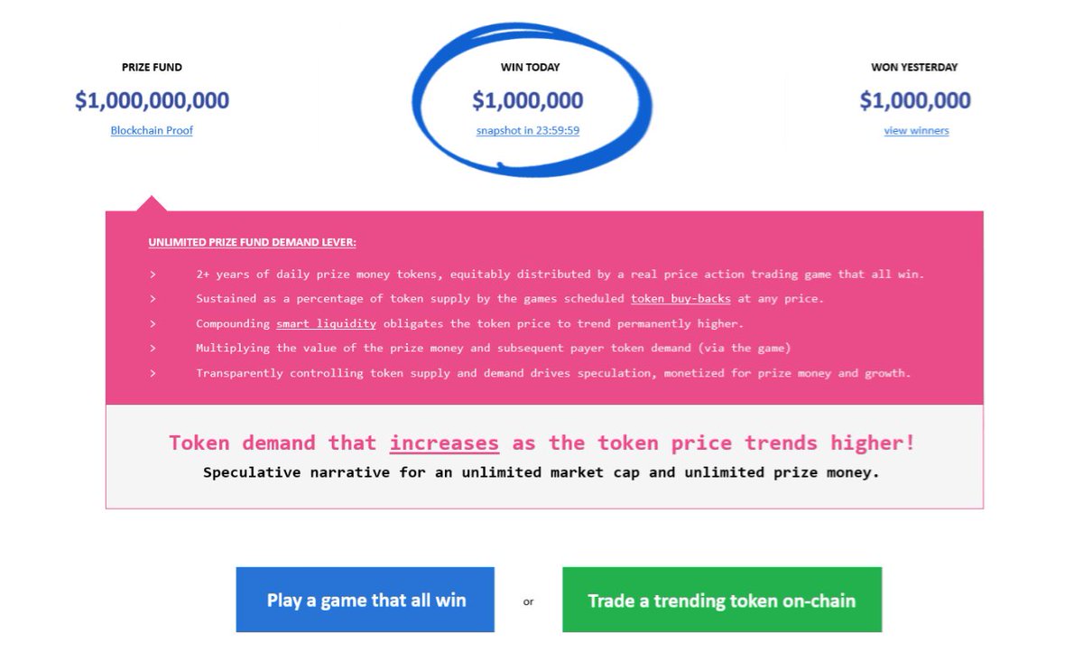 playtradecrypto's tweet image. I want to build a 👥community around our solution to save crypto by making real price action trading (of any token!) profitable for --literally -- everyone‼️

👉Reply to this post with your SOL wallet address.
And I will send you 1 million #SIMTRADE tokens

Our #GameFi model…