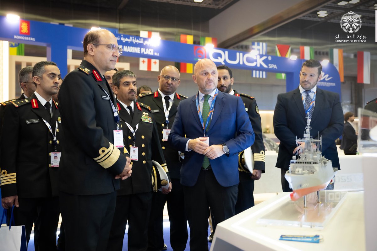 نائب رئيس #هيئة_الأركان_العامة يرأس وفد وزارة الدفاع في معرض ومؤتمر الدوحة الدولي للدفاع البحري في قطر.

mod.gov.sa/ar/MediaCenter…