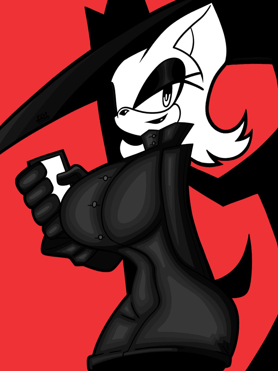 Detective Rouge 
#RougeTheBat #detective #sonicfanart #fanart