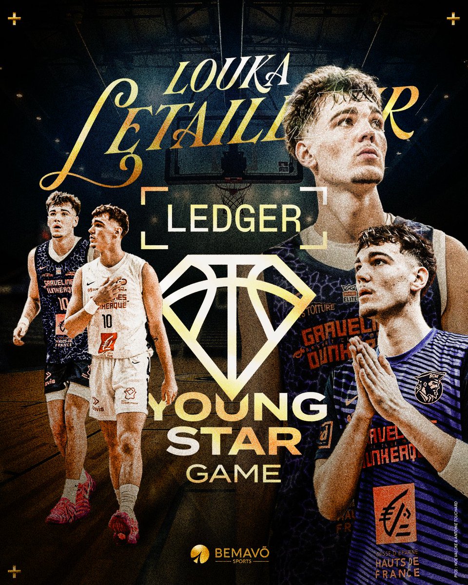 𝗟𝗲𝗱𝗴𝗲𝗿 𝗬𝗼𝘂𝗻𝗴 𝗦𝘁𝗮𝗿 𝗚𝗮𝗺𝗲 - 𝗟𝗼𝘂𝗸𝗮 𝗟𝗲𝘁𝗮𝗶𝗹𝗹𝗲𝘂𝗿
Félicitations à notre soldat Louka Letailleur (<a href="/Loukalet/">Louka Letailleur</a>), sélectionné pour participer au Ledger Young Star Game 2026 (<a href="/YSGLNB/">Ledger Young Star Game LNB</a>) 💪🏾
L'infini n'est qu'une étape
#LYSG2026 #SoldatDeLinfini #BemavoArmy