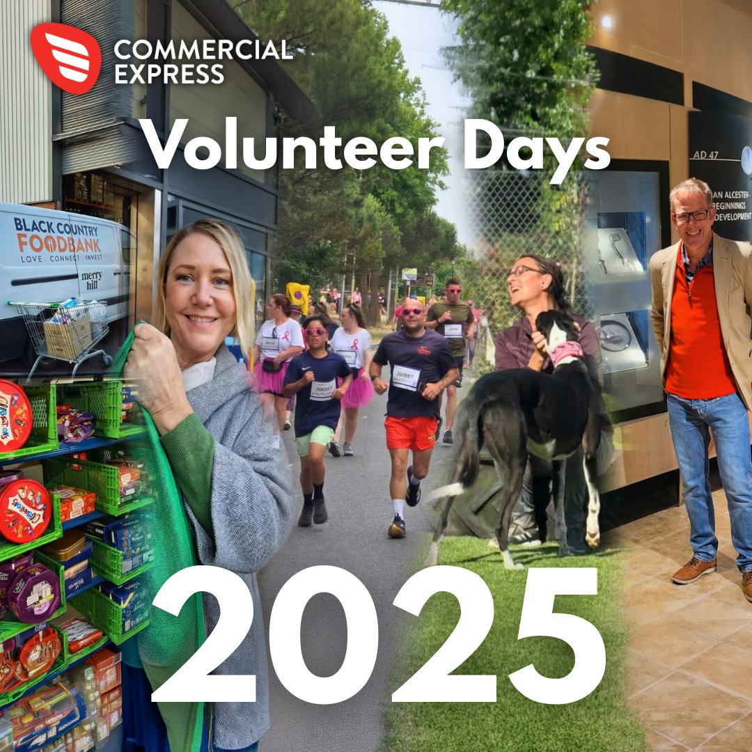 Volunteer Day round up 2025. Our team gave time across the year with Worcester and Black Country Foodbanks, Roman Alcester Museum, and Forest Dogs Rescue. Real local impact, real care. Proud of our people and looking ahead to more in 2026.