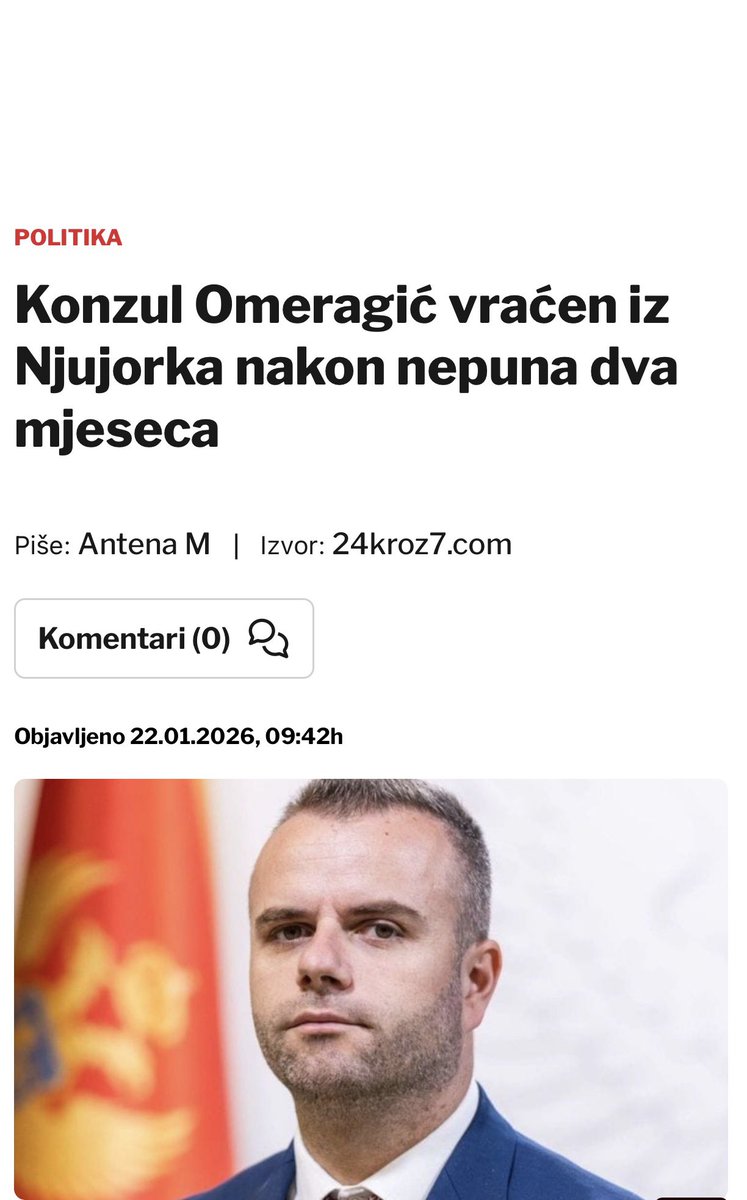 Kako nam se raspada diplomatska mreža,ovo je skandalozno…

Dok ozbiljne zemlje ulažu u profesionalce koji godinama grade mreže kontakata i povjerenje,mi eksperimentišemo s partijskim poslušnicima bez znanja i kompetencija za tako važne pozicije.
