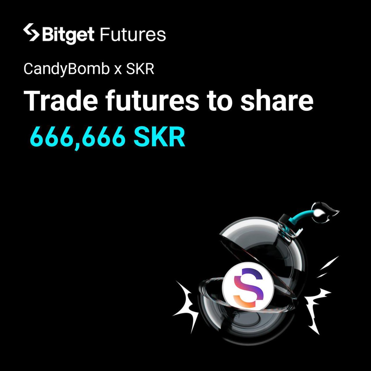 CandyBomb x SKR est en ligne sur Bitget !

Trade ou invite des amis pour partager 8,999,600 $SKR en airdrop 👀
Pools disponibles :
👥 Nouveaux users 
📊 Traders spot 
🔗 Parrainage

⏰ Jusqu’au 26 janvier
👉 Participer ici : bitget.com/support/articl…

#Candybomb #SKRlistBitget
