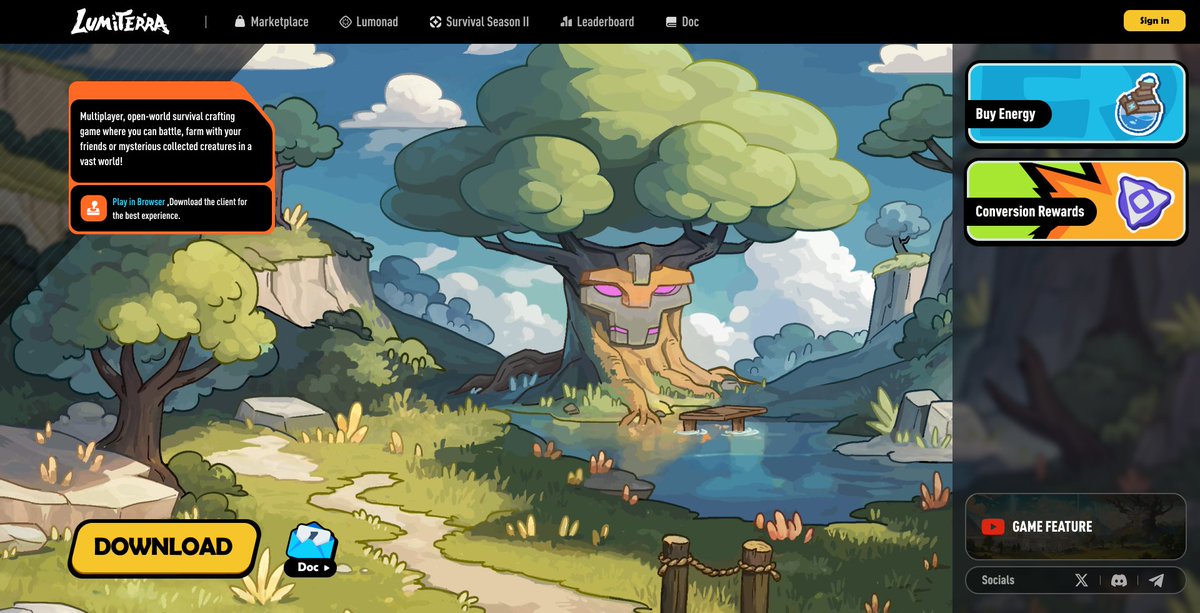 Lumiterra (mainnet arc) tweet media