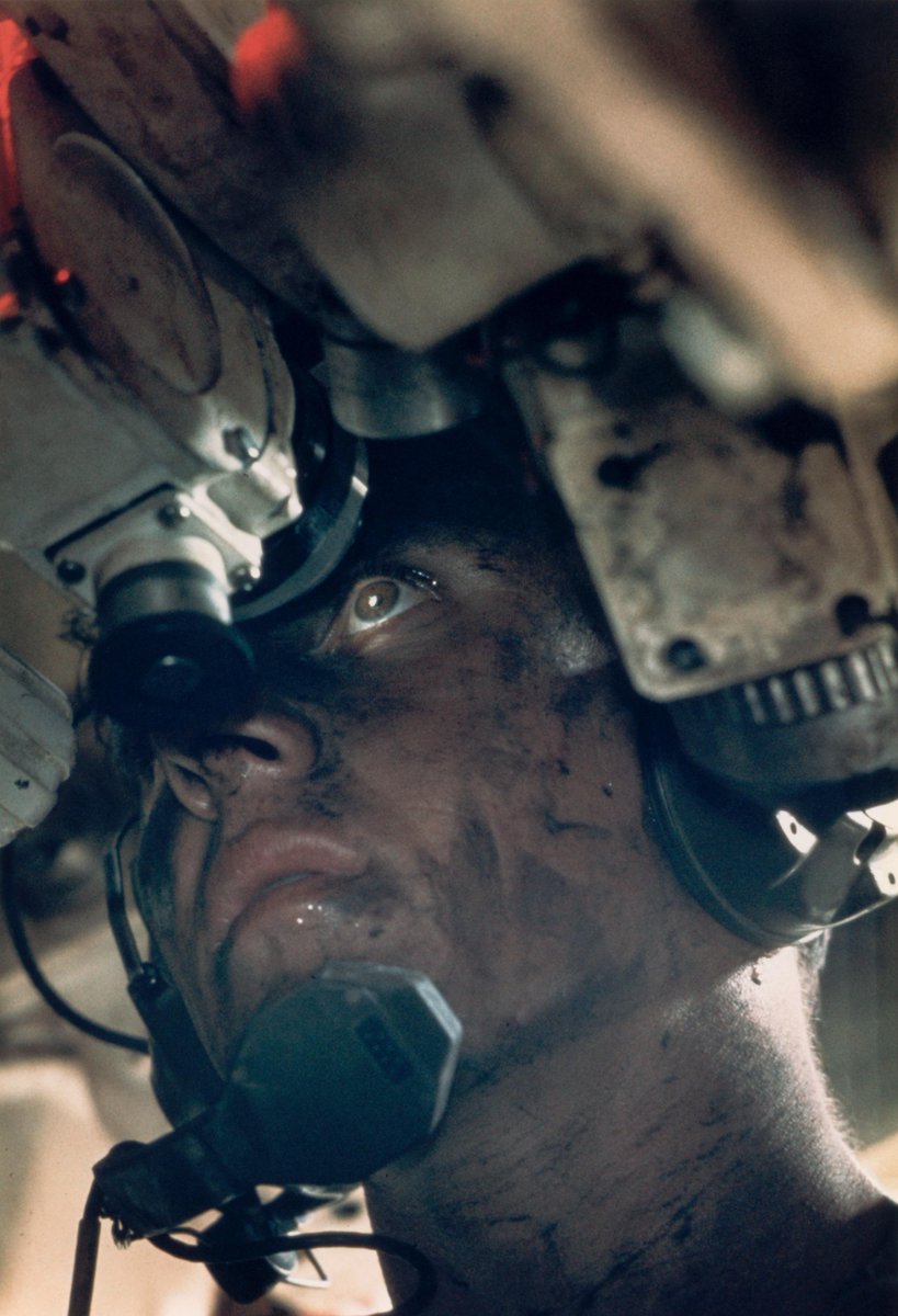 joeblillib4090's tweet image. M48A3 Gunner looking through his periscope in 1967 in South Vietnam.