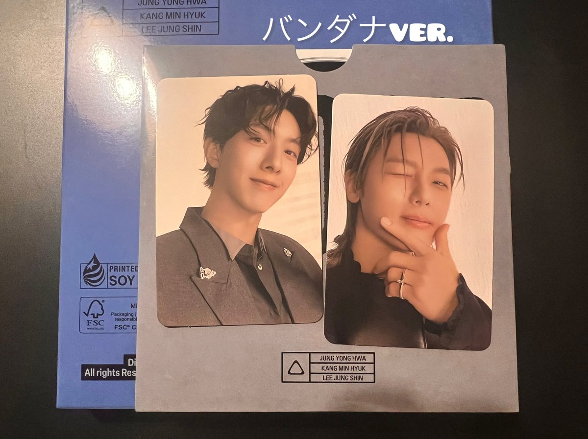 CNBLUE 3LOGY 封入 トレカ 交換 【譲】 ミニョクさん・ジョンシンさん